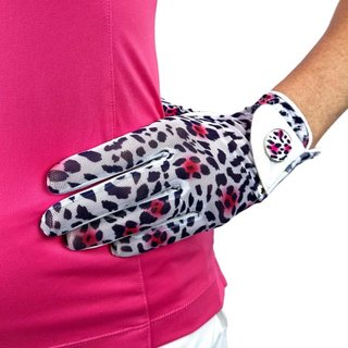 Best of Golf America Ladybird damhandskar, vit/rosa