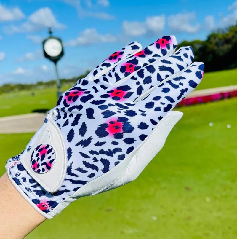Best of Golf America Ladybird damhandskar, vit/rosa