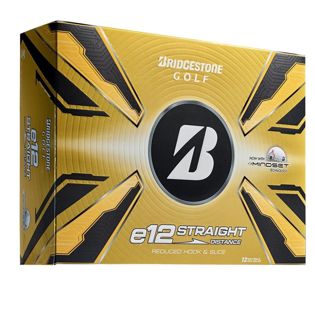 Bridgestone e12 Straight MindSet golfbollar