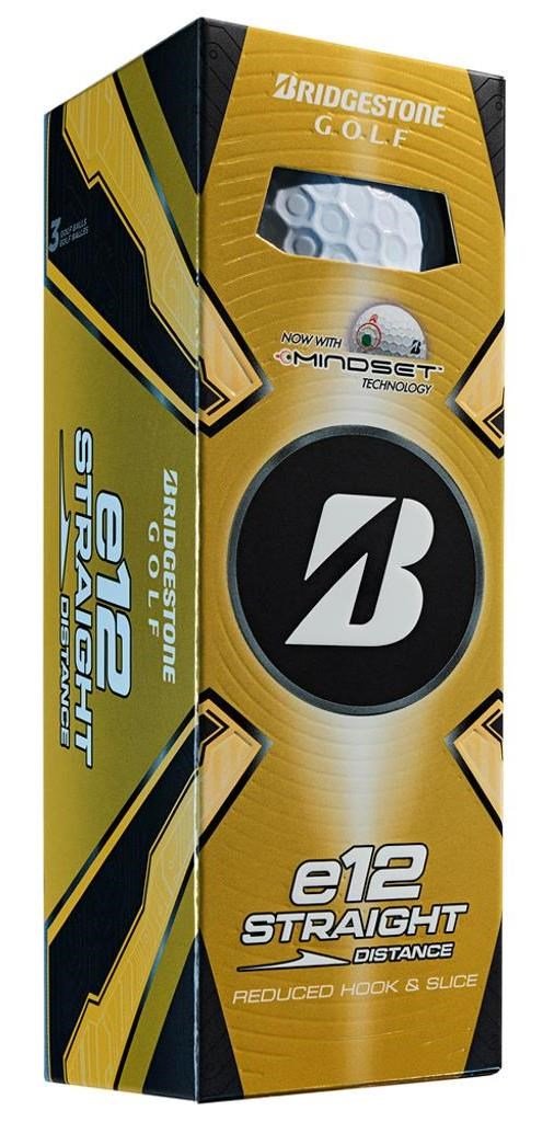 Bridgestone e12 Straight MindSet golfbollar