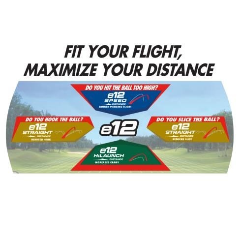 Bridgestone e12 Straight MindSet golfbollar