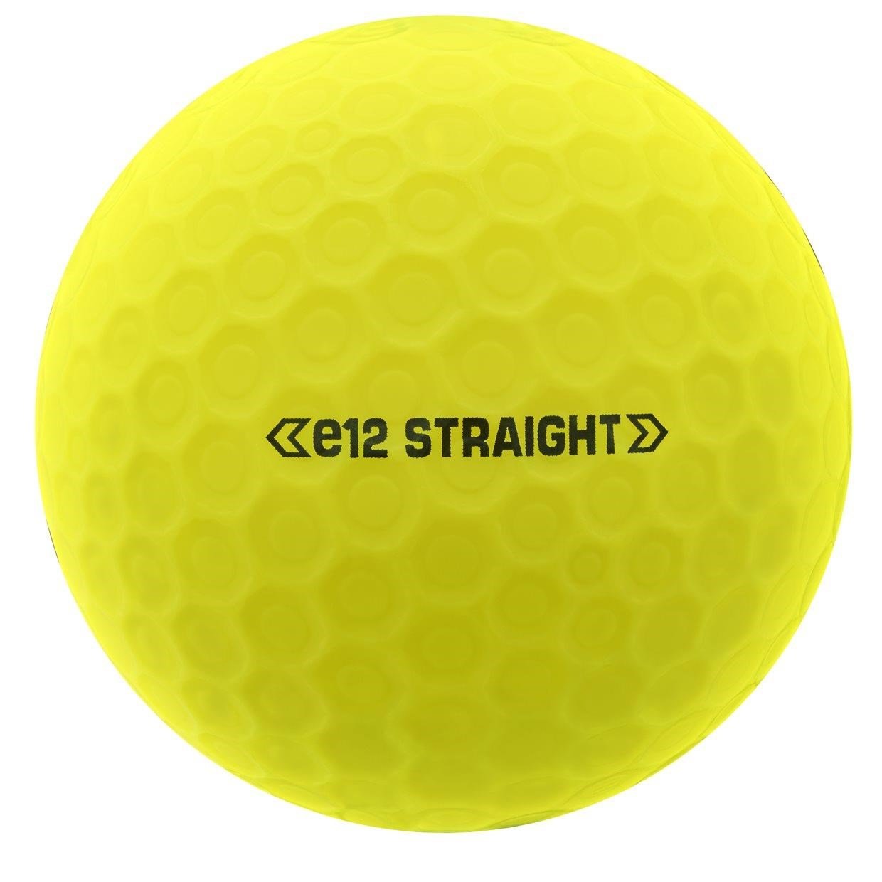 Bridgestone e12 Straight MindSet golfbollar, gula