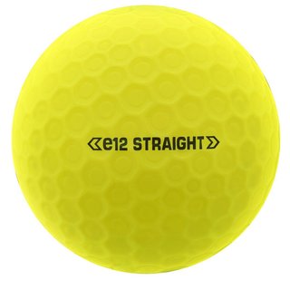 Bridgestone e12 Straight MindSet golfbollar, gula