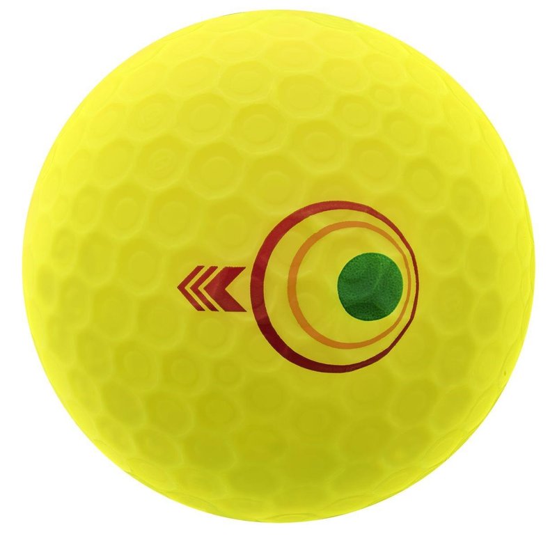 Bridgestone e12 Straight MindSet golfbollar, gula