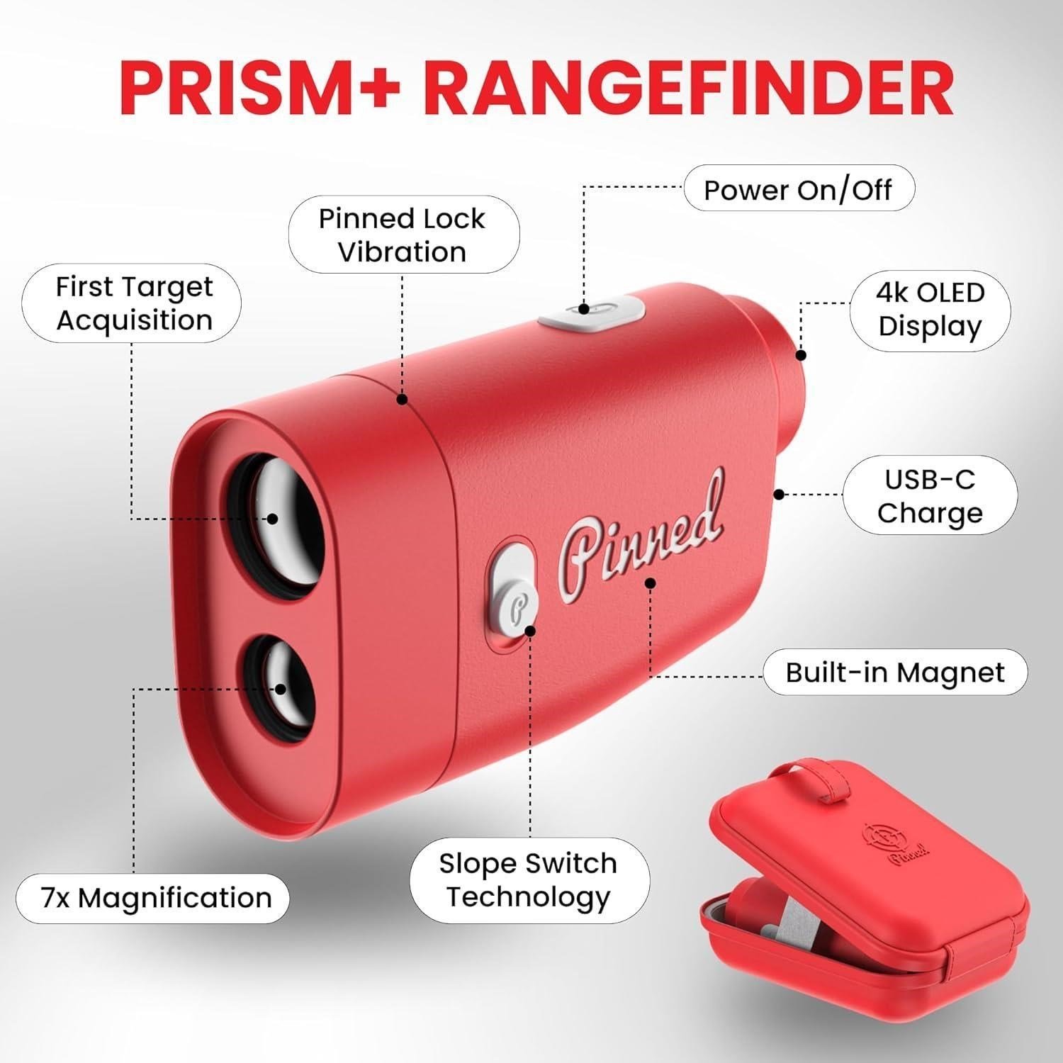 Pinned Prism+ laserrangefinder, grön