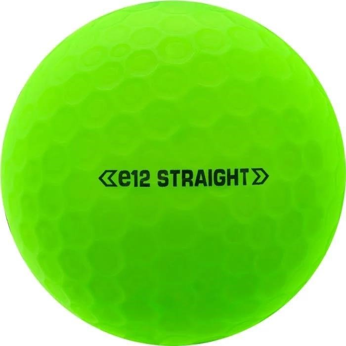 Bridgestone e12 Straight MindSet golfbollar, matte green