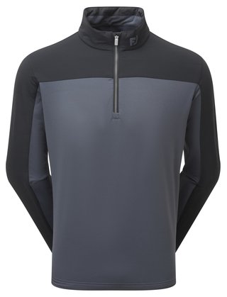 FootJoy ThermoSeries Hybrid Midlayer herr sweatshirt, svart/kol