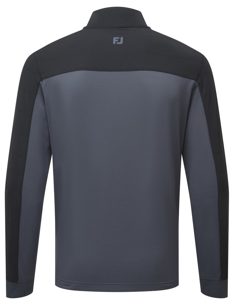 FootJoy ThermoSeries Hybrid Midlayer herr sweatshirt, svart/kol