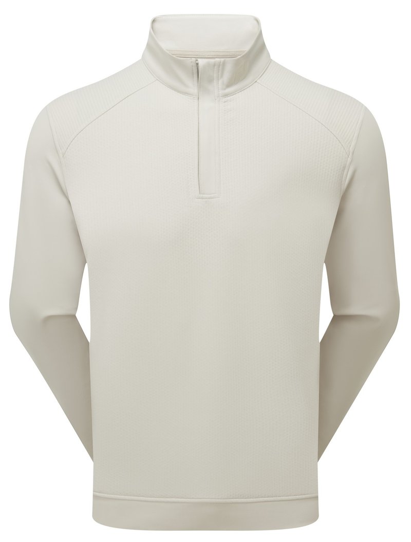 FootJoy ThermoSeries Ottoman Midlayer herr tröja, stone