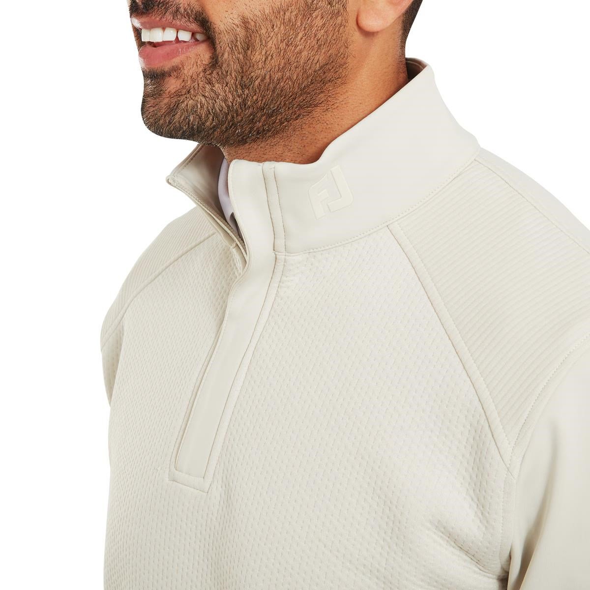 FootJoy ThermoSeries Ottoman Midlayer herr tröja, stone