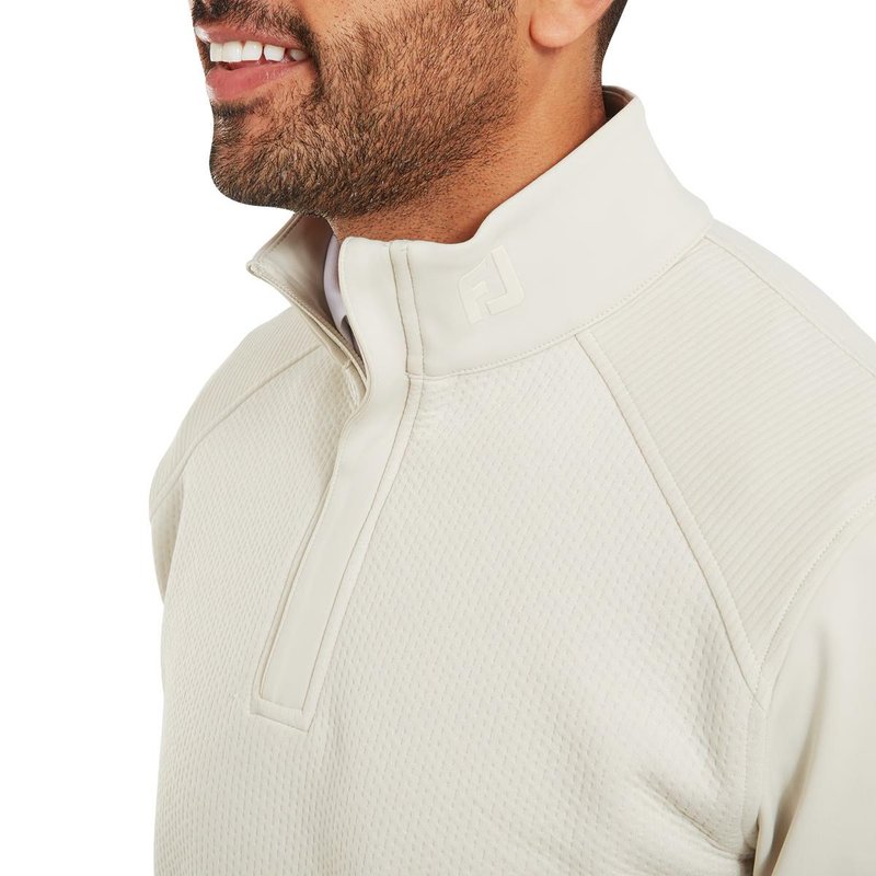 FootJoy ThermoSeries Ottoman Midlayer herr tröja, stone