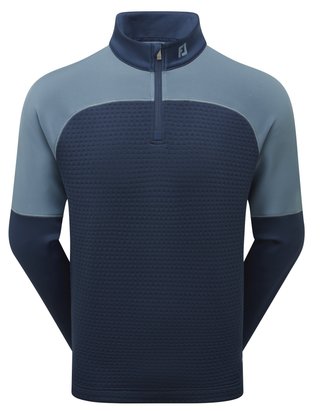 FootJoy ThermoSeries Jacquard Midlayer herr sweatshirt, navy slate