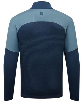 FootJoy ThermoSeries Jacquard Midlayer herr sweatshirt, navy slate