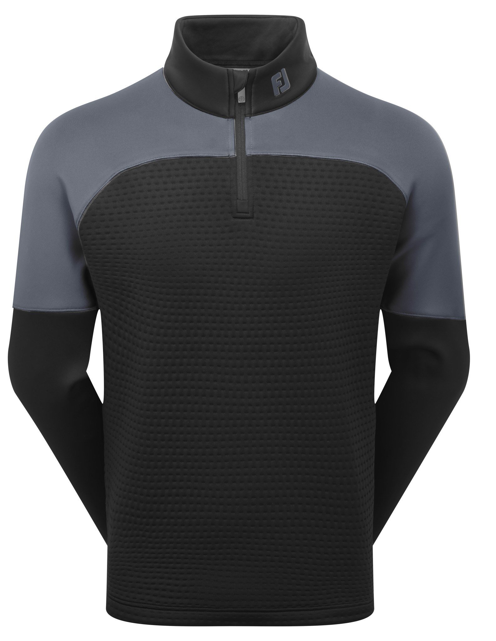 FootJoy ThermoSeries Jacquard Midlayer herr sweatshirt, svart/kol