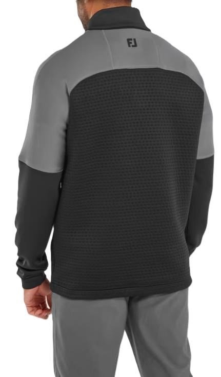 FootJoy ThermoSeries Jacquard Midlayer herr sweatshirt, svart/kol