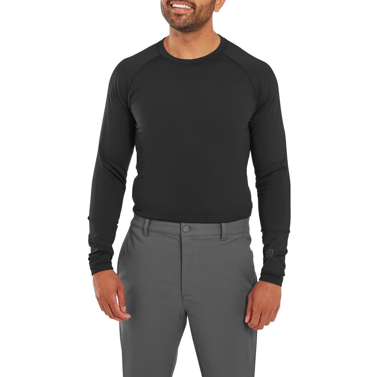 FootJoy ThermoSeries Fleece Baselayer herr top, svart