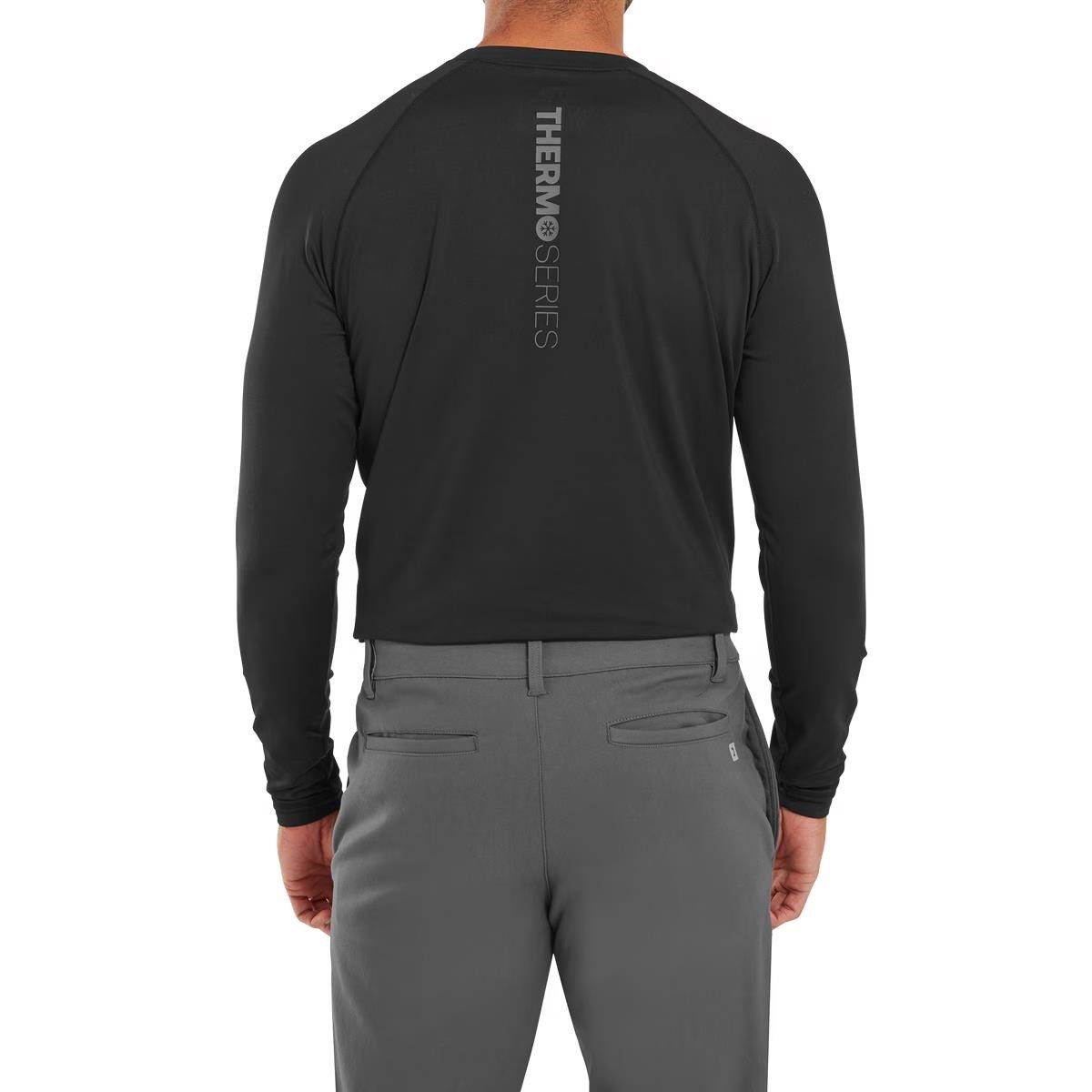 FootJoy ThermoSeries Fleece Baselayer herr top, svart
