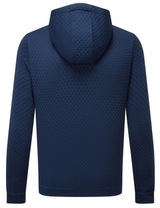 FootJoy Textured Knit Hoodie herr sweatshirt, navy