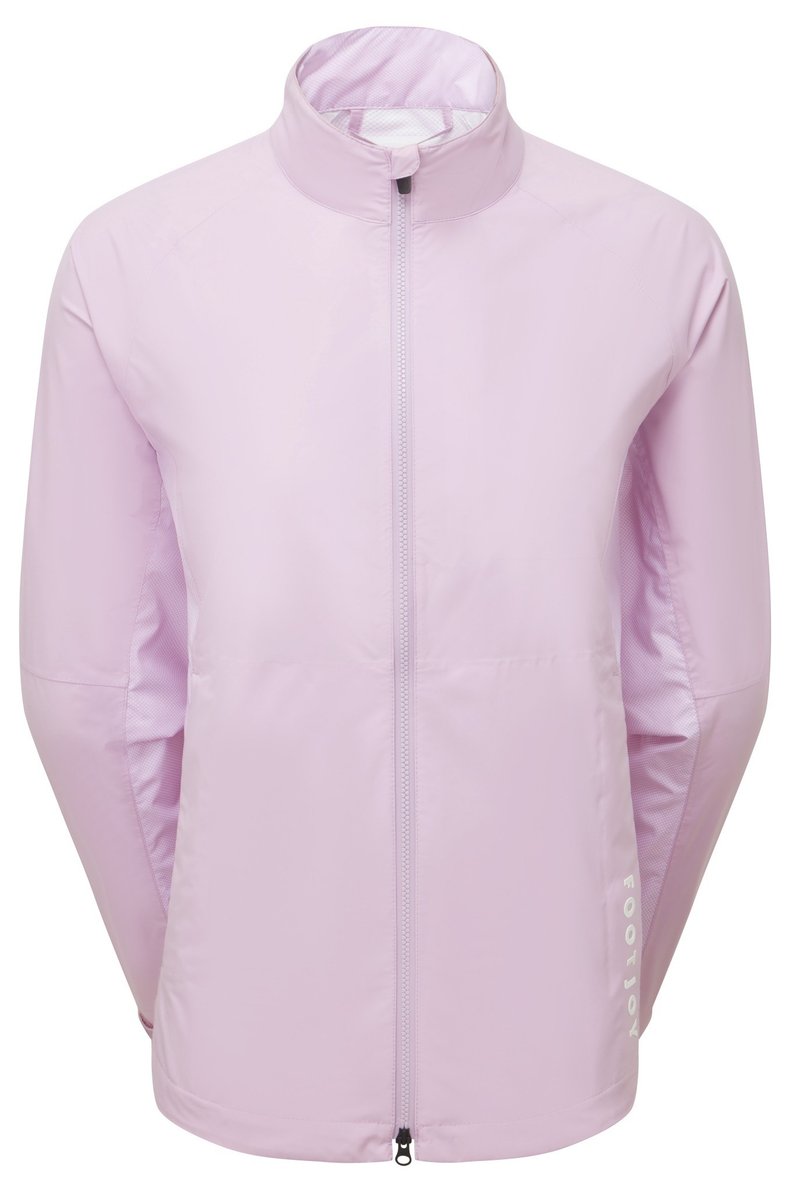 FootJoy HydroLite X damjacka, orkidé/vit prick