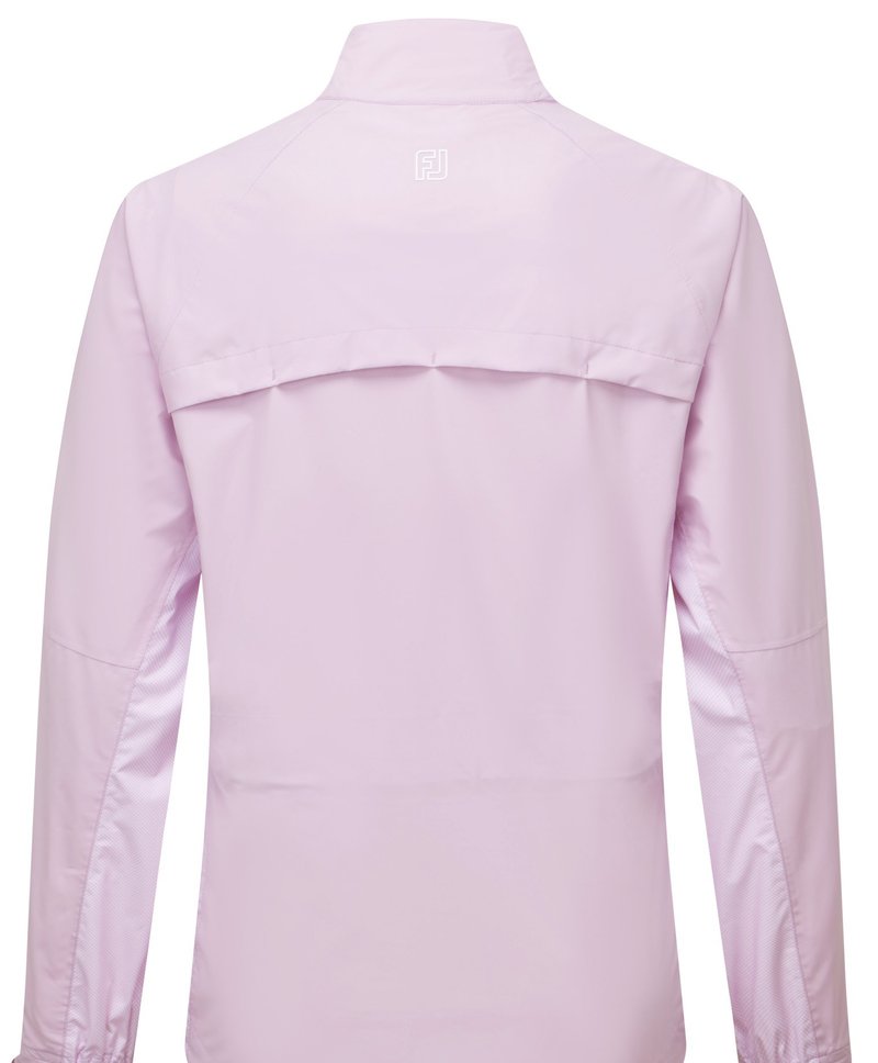FootJoy HydroLite X damjacka, orkidé/vit prick