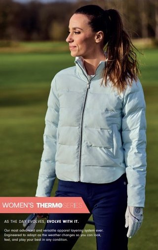 FootJoy ThermoSeries Insulated damjacka, isblå