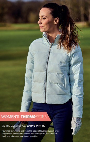 FootJoy ThermoSeries Insulated damjacka, isblå