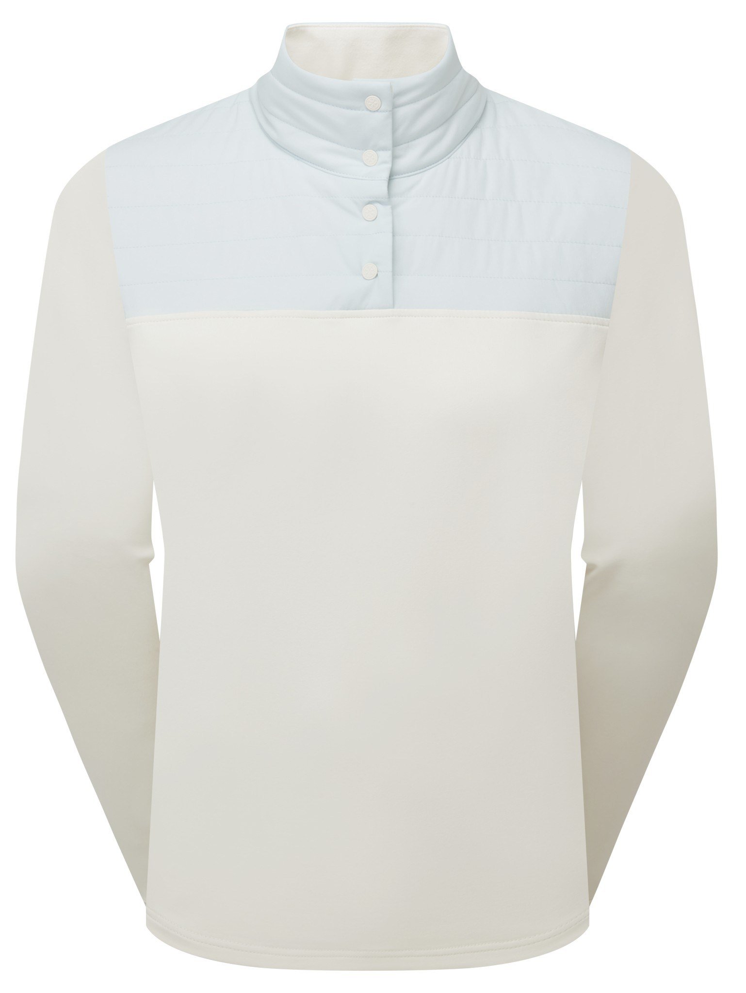 FootJoy ThermoSeries Hybrid Popover damtröja, off white/ice blue