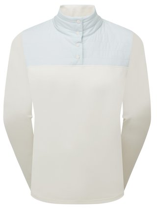 FootJoy ThermoSeries Hybrid Popover damtröja, off white/ice blue