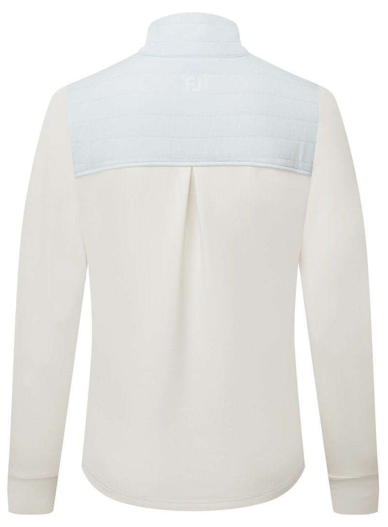FootJoy ThermoSeries Hybrid Popover damtröja, off white/ice blue