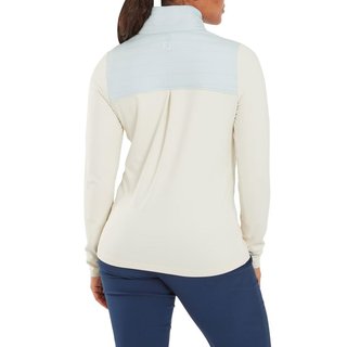 FootJoy ThermoSeries Hybrid Popover damtröja, off white/ice blue