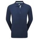 FootJoy ThermoSeries Long Sleeves dam polo, navy