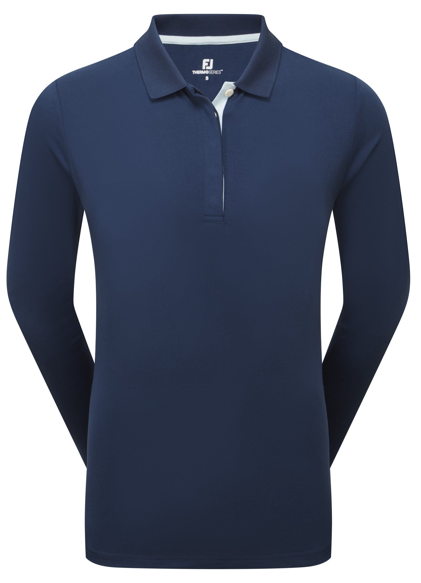 FootJoy ThermoSeries Long Sleeves dam polo, navy