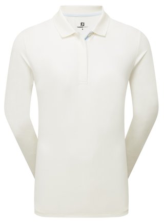 FootJoy ThermoSeries Long Sleeve damtopp, off white