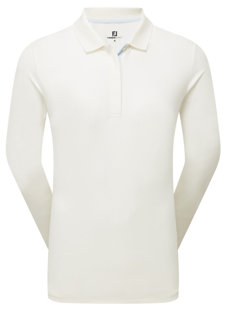 FootJoy ThermoSeries Long Sleeve damtopp, off white