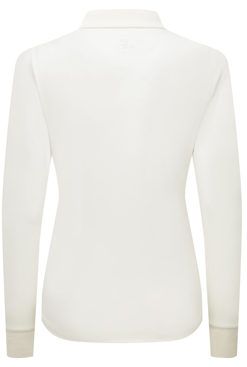 FootJoy ThermoSeries Long Sleeve damtopp, off white