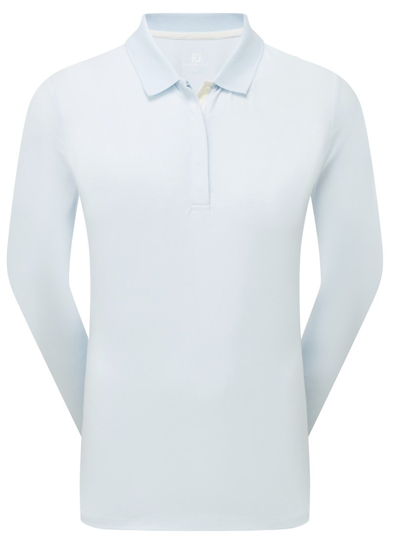 FootJoy ThermoSeries Long Sleeves damskjorta med långa ärmar, isblå