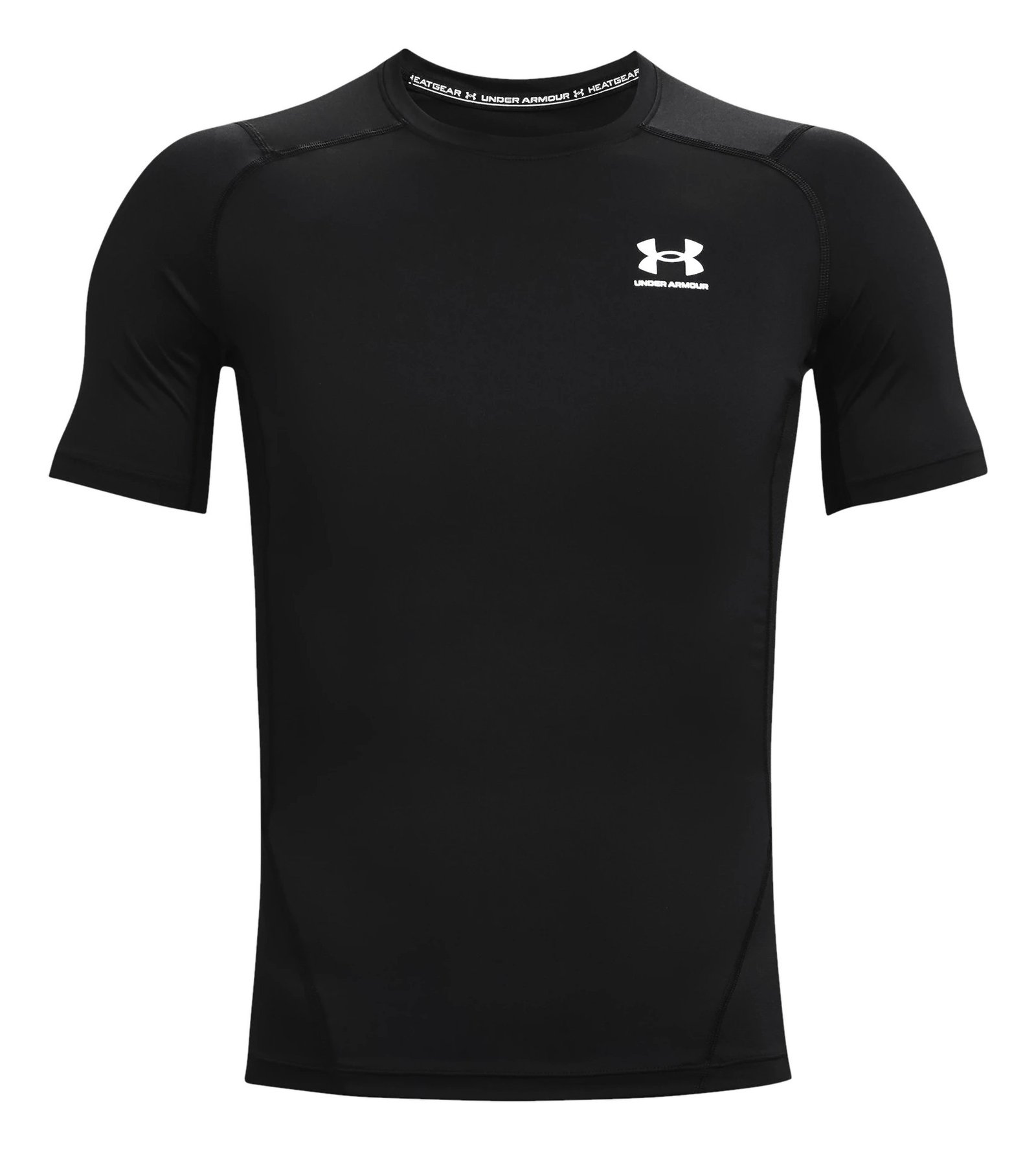 Under Armour HeatGear herr kompressionströja, svart/vit