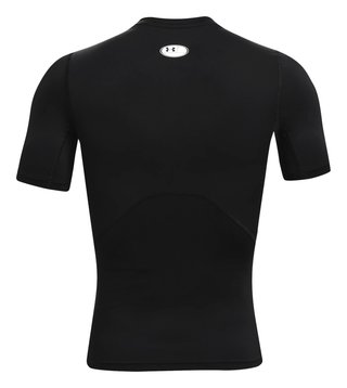 Under Armour HeatGear herr kompressionströja, svart/vit