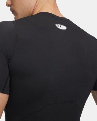 Under Armour HeatGear herr kompressionströja, svart/vit