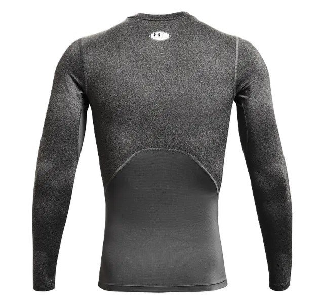 Under Armour HeatGear herr kompressionsöverdel med lång ärm, carbon heather
