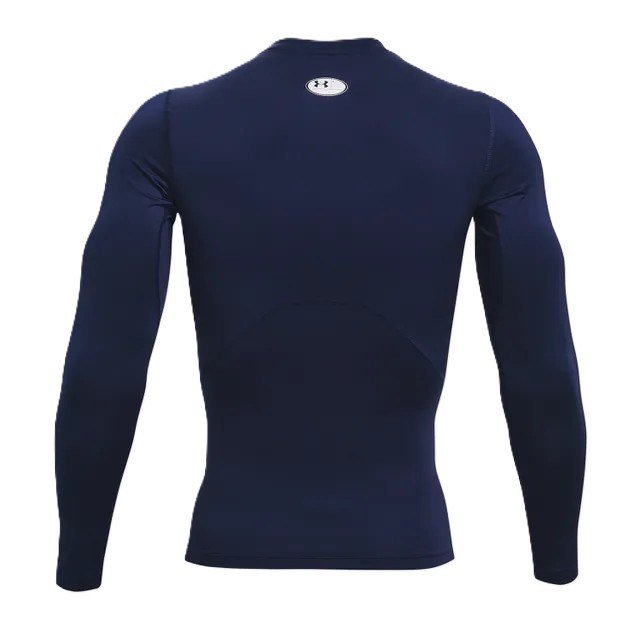 Under Armour HeatGear herr kompressionsöverdel med lång ärm, midnight navy