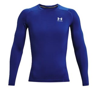 Under Armour HeatGear herr kompressionsöverdel med lång ärm, royal