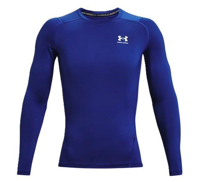 Under Armour HeatGear herr kompressionsöverdel med lång ärm, royal