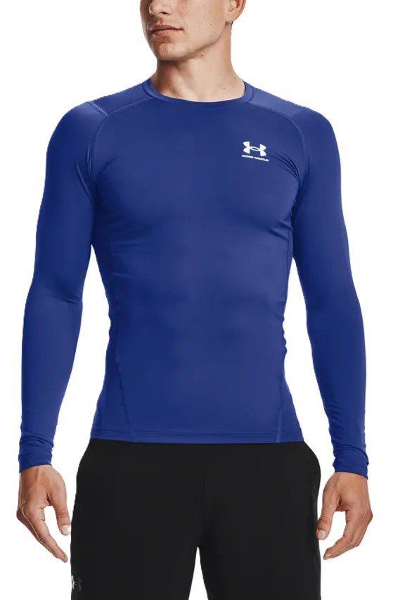 Under Armour HeatGear herr kompressionsöverdel med lång ärm, royal