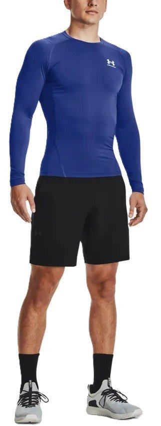 Under Armour HeatGear herr kompressionsöverdel med lång ärm, royal