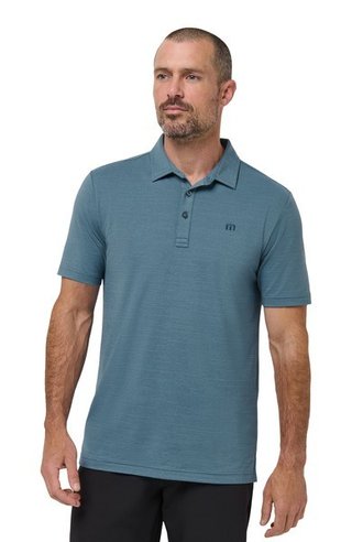 Travis Mathew The Heater herr polo, copen blue