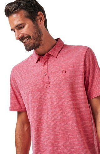 Travis Mathew The Heater herr polo, heather scooter