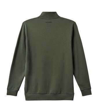 Travis Mathew Cloud Quarter Zip 2.0 herr mikina, dark olive