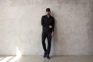 Travis Mathew Wanderlust quarter zip herr jacka, svart