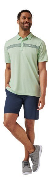 Travis Mathew River Boat herr polo, aqua foam